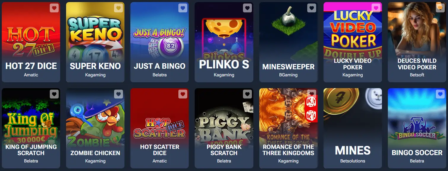 VoltSlot Casino spannende crash games