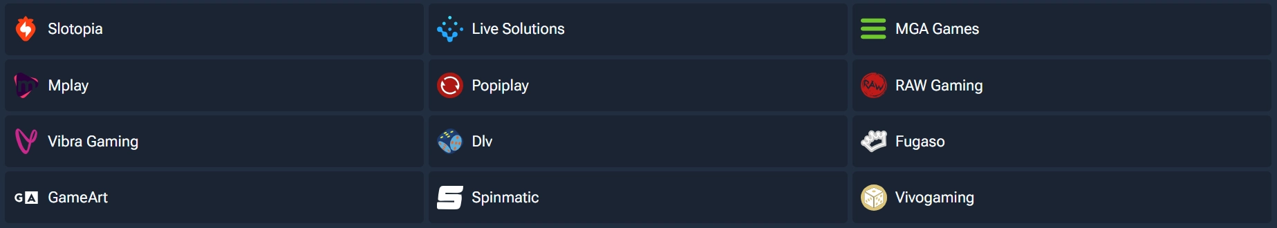 VoltSlot Casino samenwerking met top gameproviders